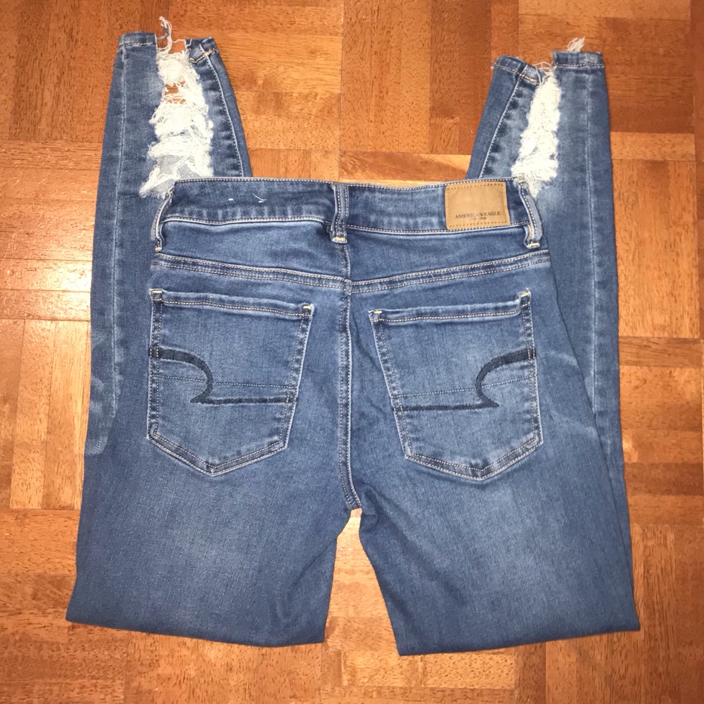 Ae Destroyed Skinny Jeans